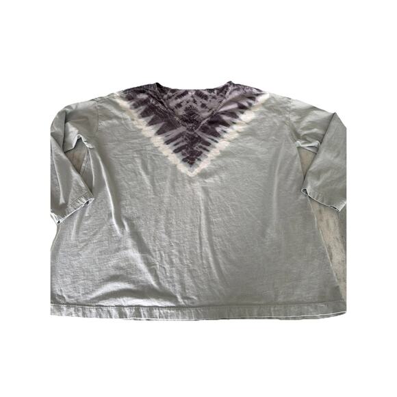 J. Jill Pure Jill Soft & Relaxed Tie-Dyed Tunic Knit Top Size XL Casual Boho - Picture 3 of 6